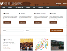 Tablet Screenshot of fourcornersglobal.org